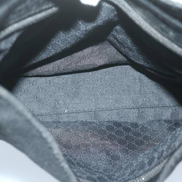 GUCCI Shoulder Bag Canvas Black - Picture 16 of 16